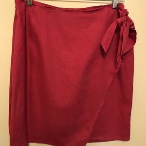 Gap Mauve Wrap Around Skirt